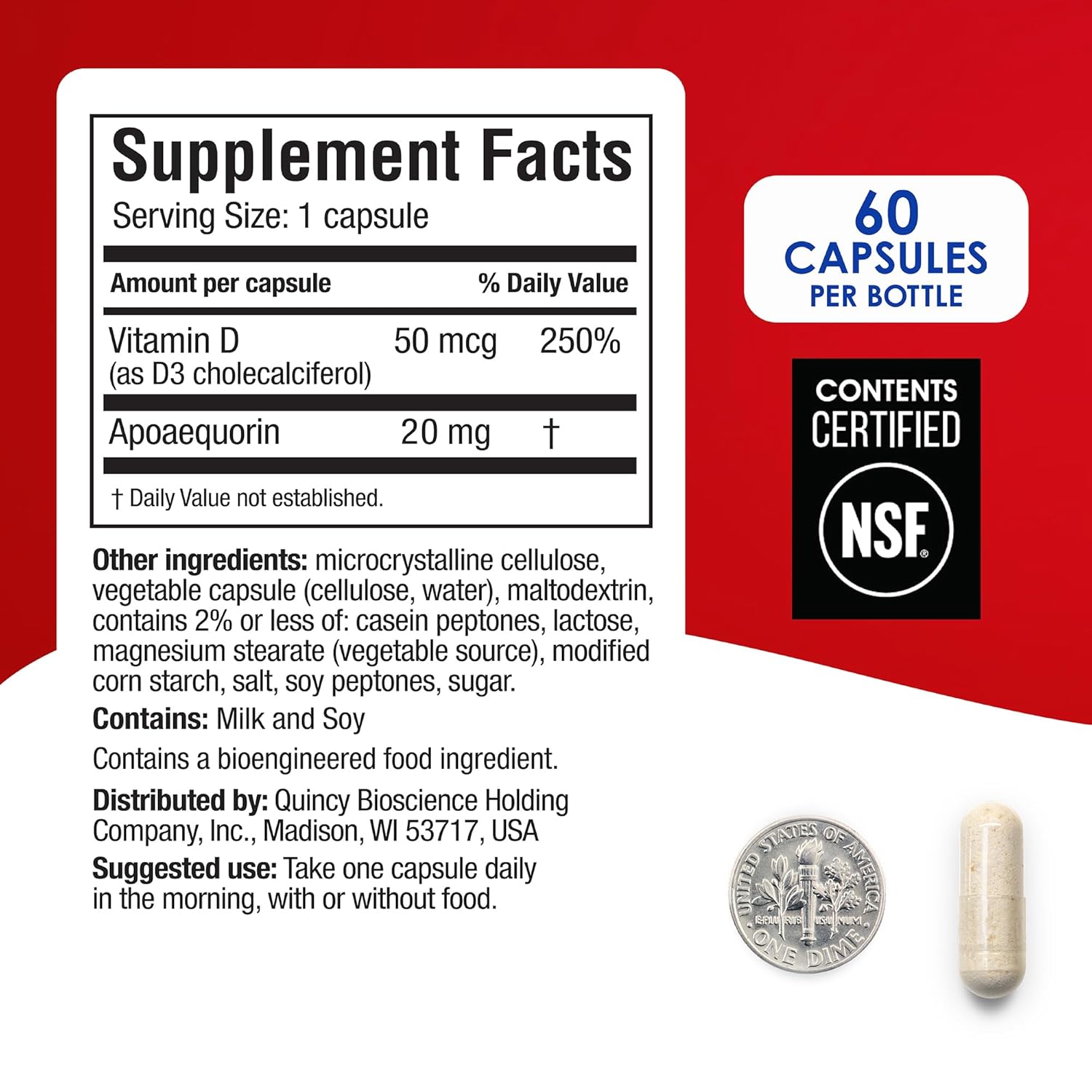 Prevagen® Extra Strength – 60 Capsules (20mg)